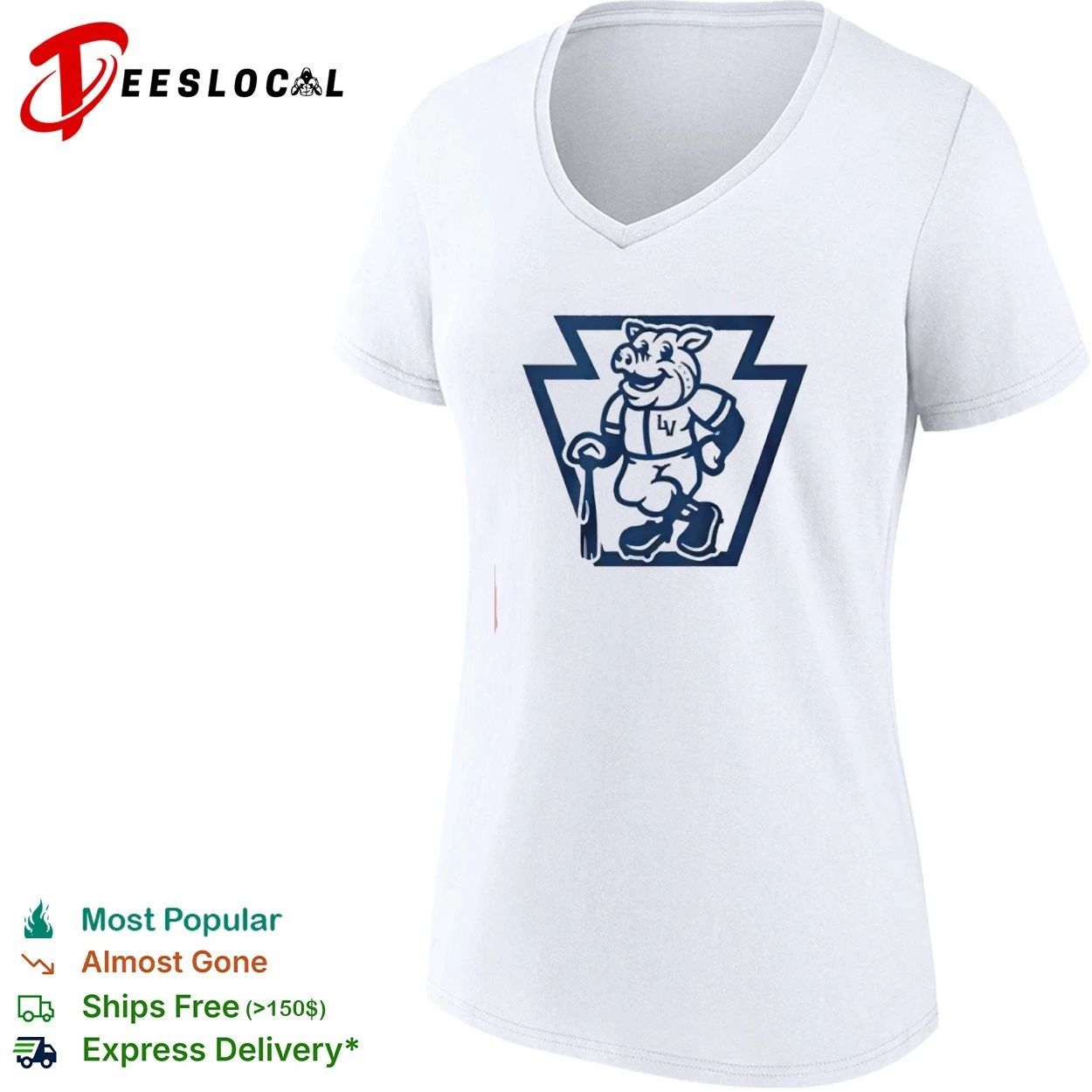Lehigh Valley IronPigs Baseball Mascot T-shirt
