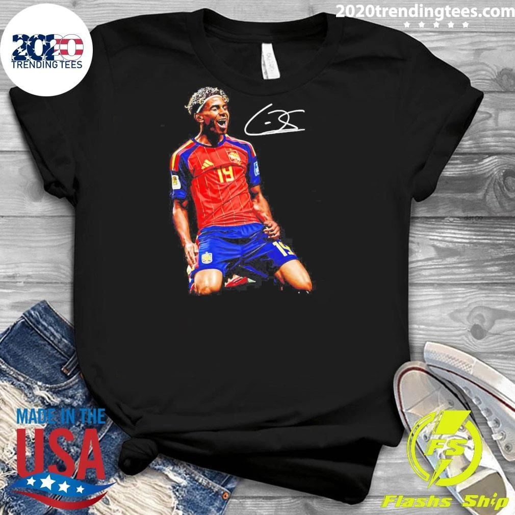 Lamine Yamal Arrived Spain National Football Team Shirt