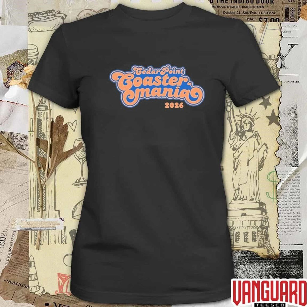 Cedar Point Coastermania 2026 t-shirt