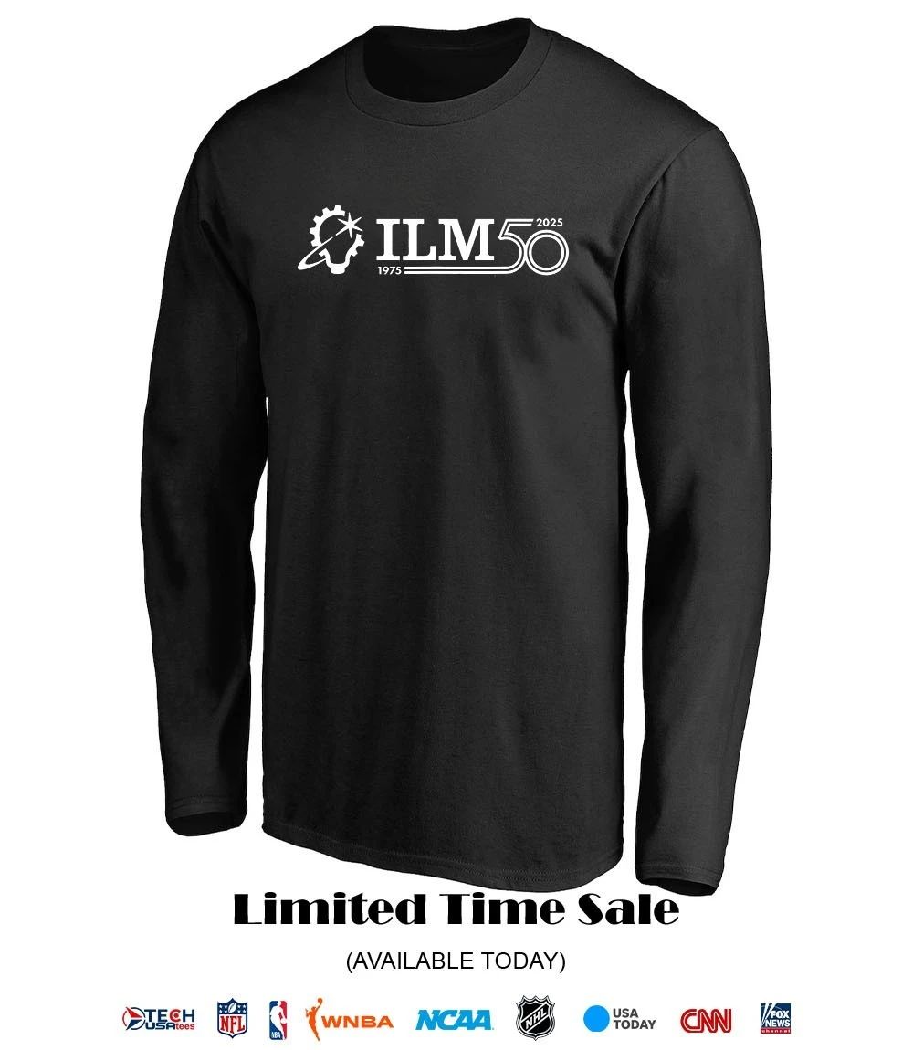 ILM 50th Anniversary 1975-2025 logo shirt