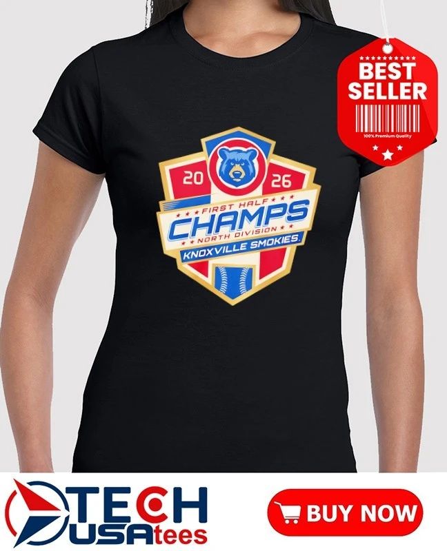 Knoxville Smokies 2026 First Half North Division Champions logo shirt