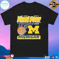 Michigan Wolverines Ncaa Men’s Final Four 2026 Basketball T-shirt