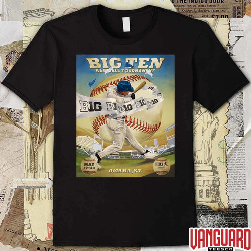 2026 Big Ten Baseball Tournament May 19 – 24 Omaha NE Poster t-shirt
