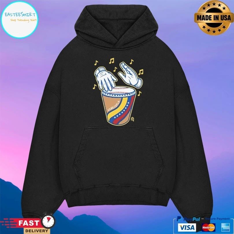 Tambor Béisbol Venezuela Flag Baseball T-shirts