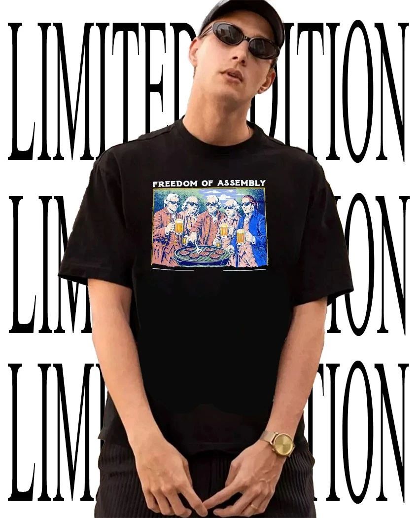 Freedom of Assembly BBQ shirt