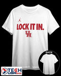 Lock it in Houston Cougars 2026 On-Court Bench shirt