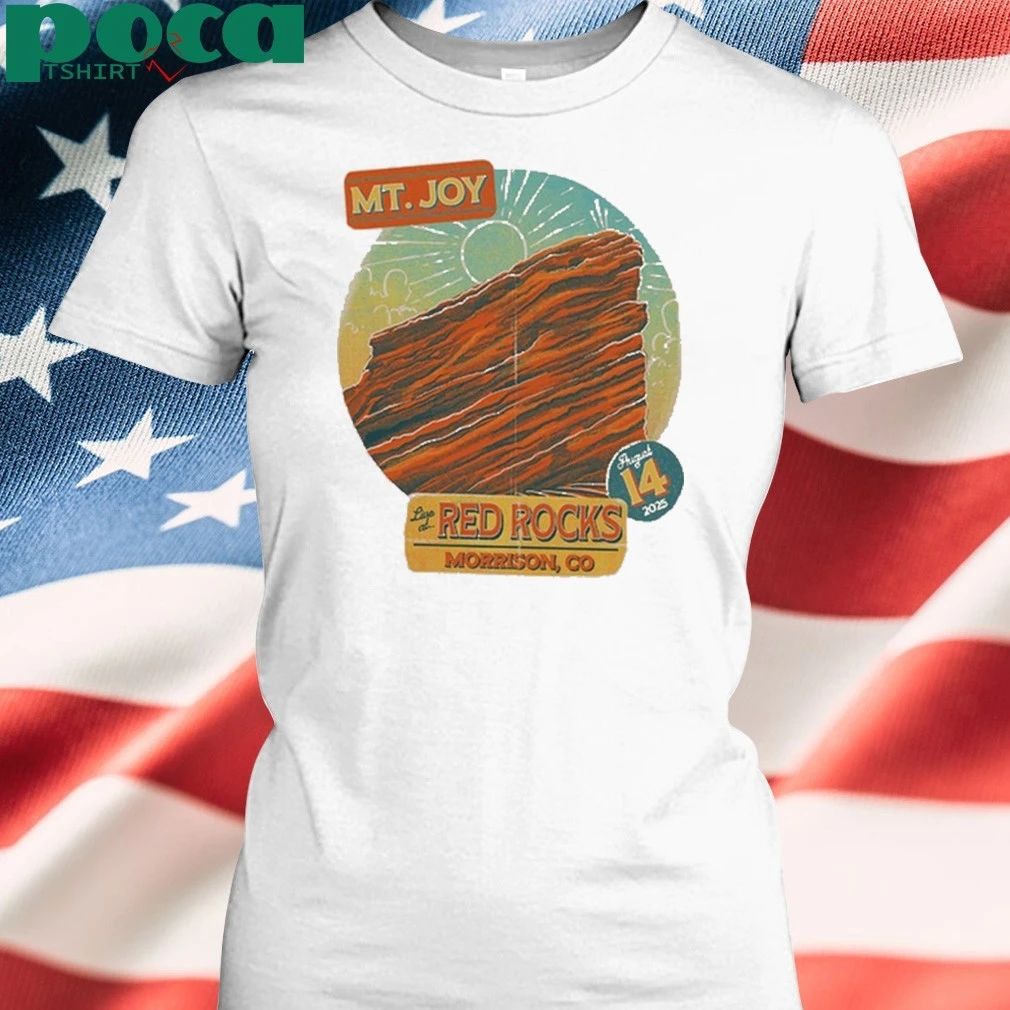 08-14-2025 Red Rocks Mt. Joy Band Shirt