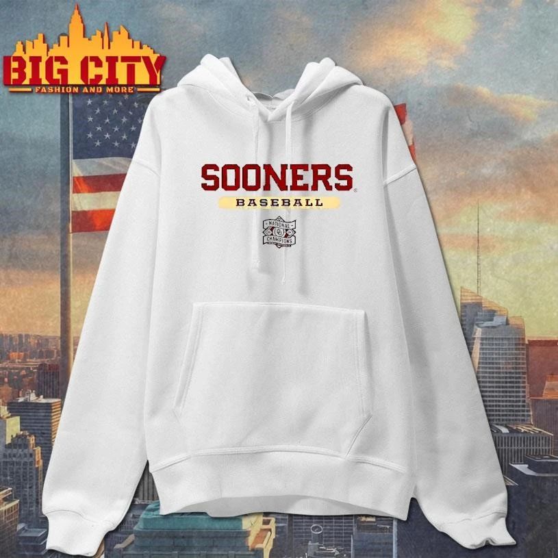 Oklahoma Sooners Ncaa Baseball Mens College World Series Champions 2026 Shirt