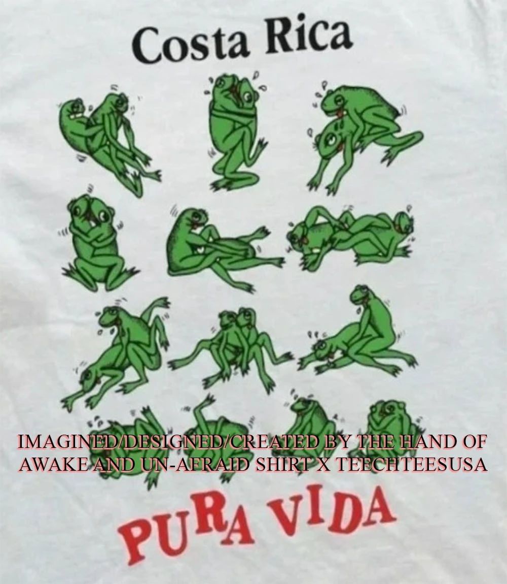 Costa Rica Pura Vida Frog shirt