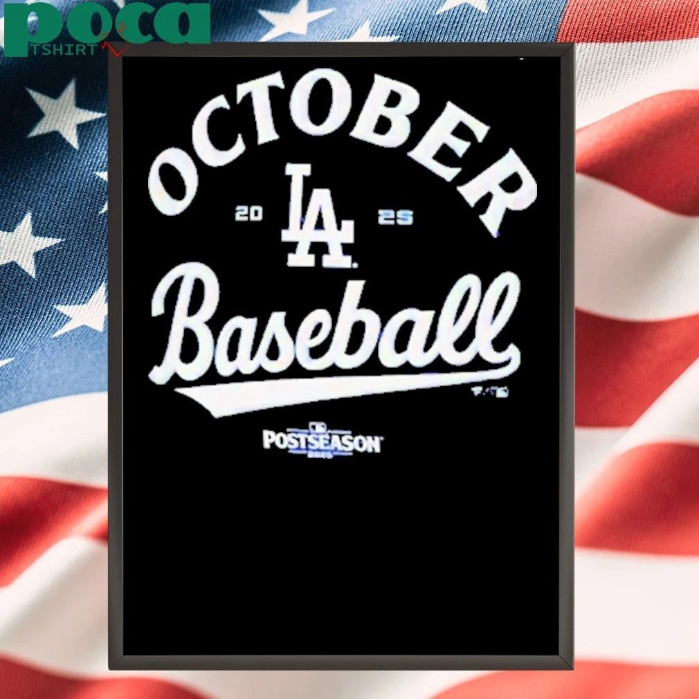 Los Angeles Dodgers Women’s 2025 MLB Postseason Locker Room T-Shirt