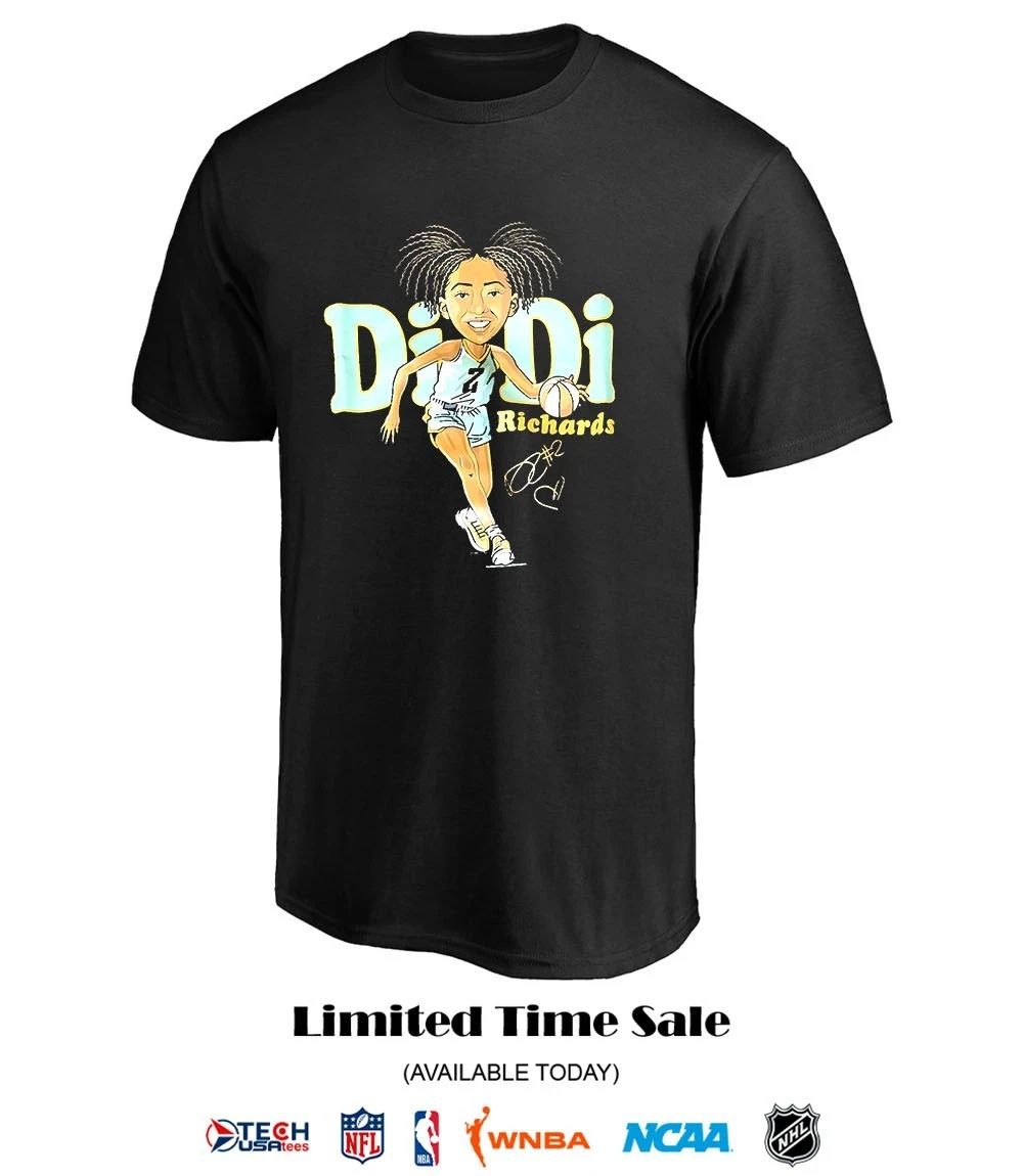 DiDi Richards caricature signature shirt