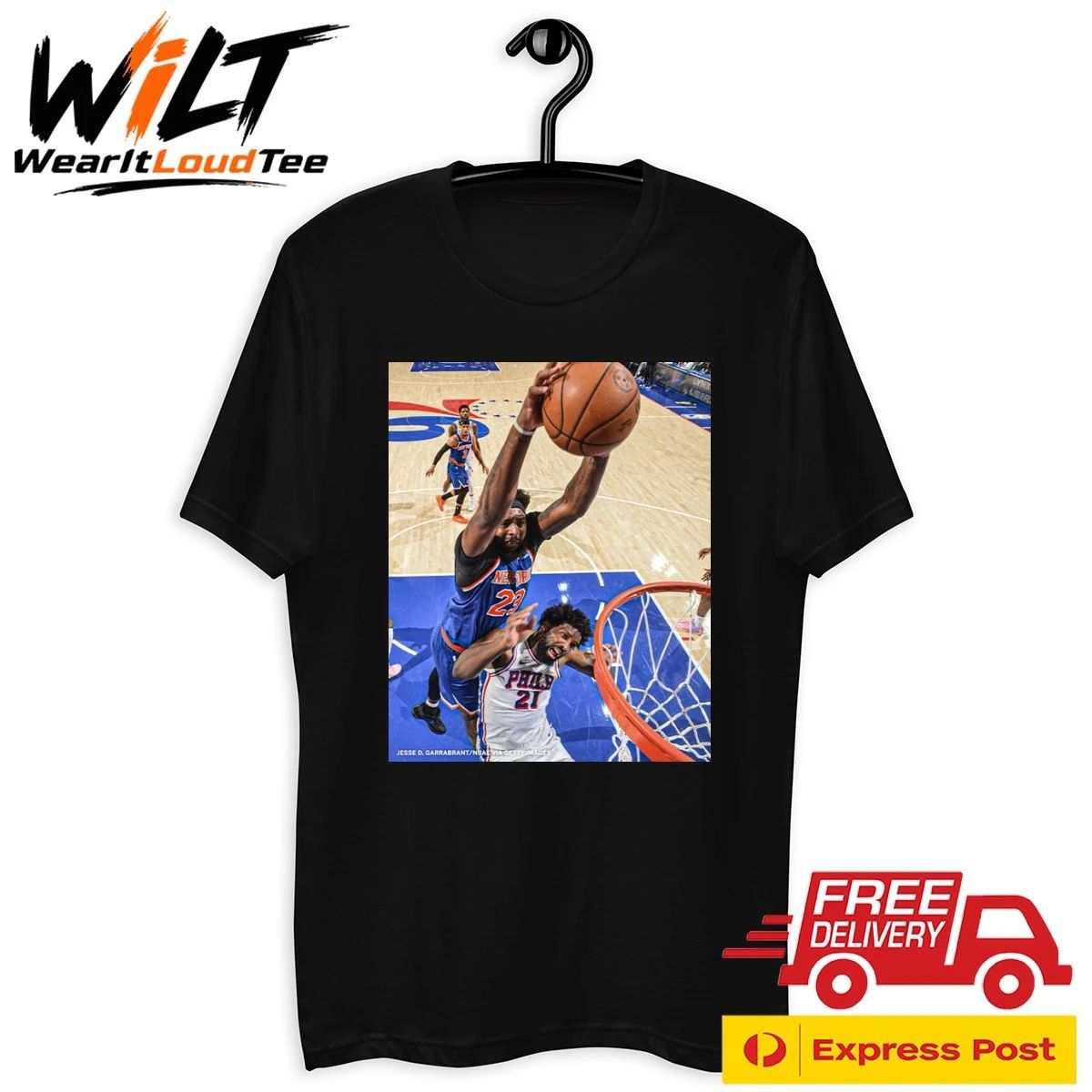 Mitchell Robinson Puts Joel Embiid An A POSTER Shirt