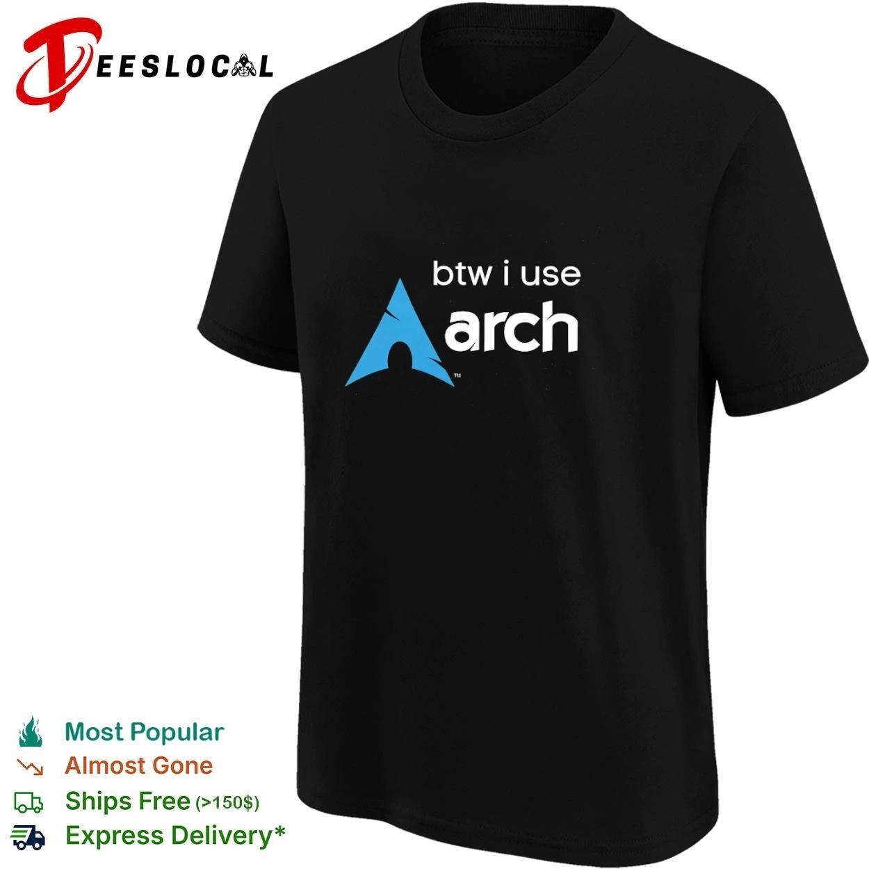 Btw I Use Arch Linux Operating System T-shirt