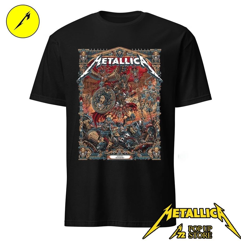 Metallica M72 Athens May 9, 2026 Pop-Up Shop Shirt