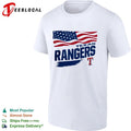 Texas Rangers Waving Flag Texas Rangers Starter T-shirt