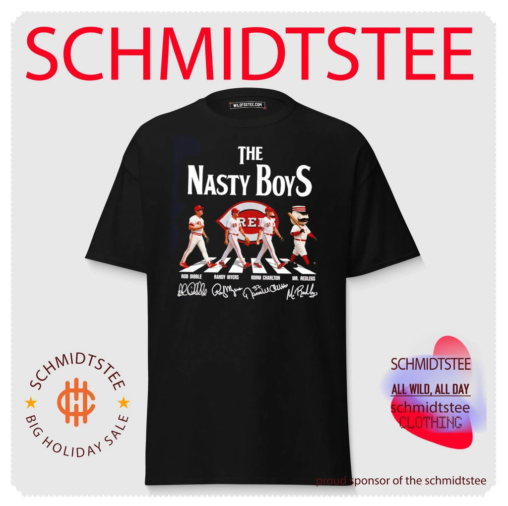 Cincinnati Reds The Nasty Boys Abbey Road signature shirt