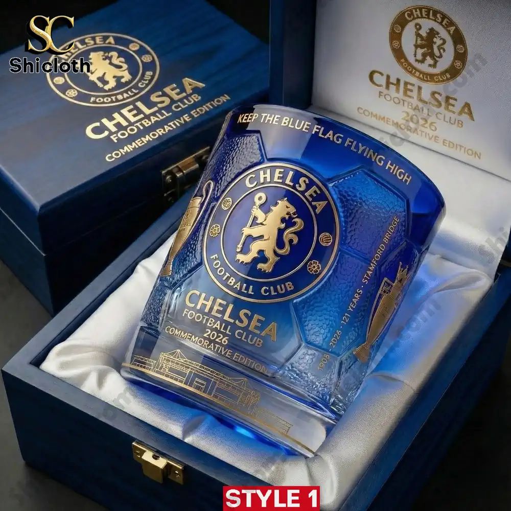 Chelsea FC 2026 Heritage Collection Whiskey Glass