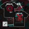 Metallica M72 World Tour European 2026 Cardiff Wales T-Shirt – Duchess Of Dark Red Dragon Creeping Death Art June 28 Principality Stadium Concert Merch Tee