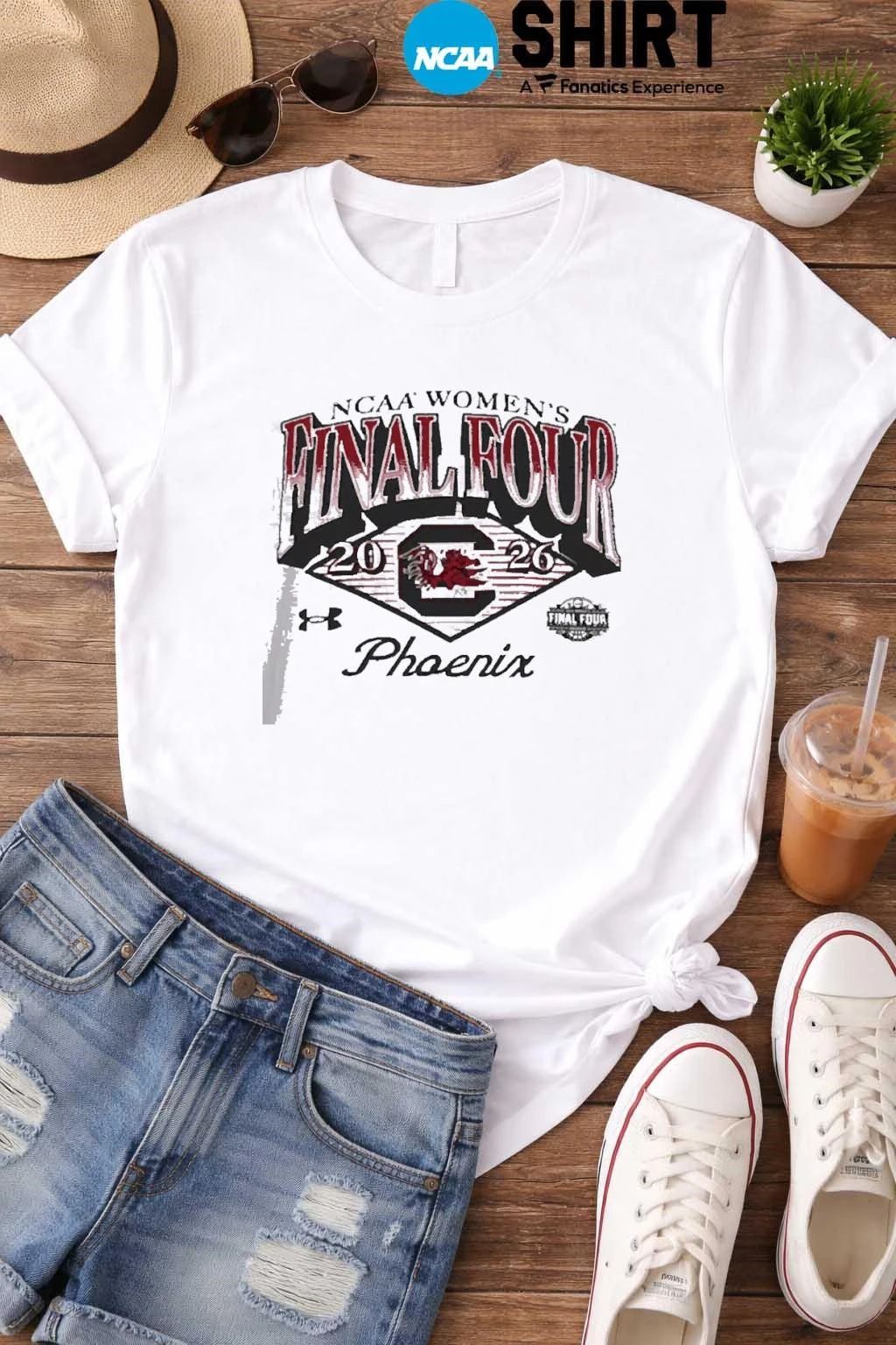 South Carolina Gamecocks Under Armour NCAA Women’s Basketball Tournament Final Four Locker Room T-Shirt
