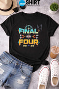 NCAA Division I Women’s Basketball Final Four 2026 Phoenix Bracket Zone Move T-Shirt