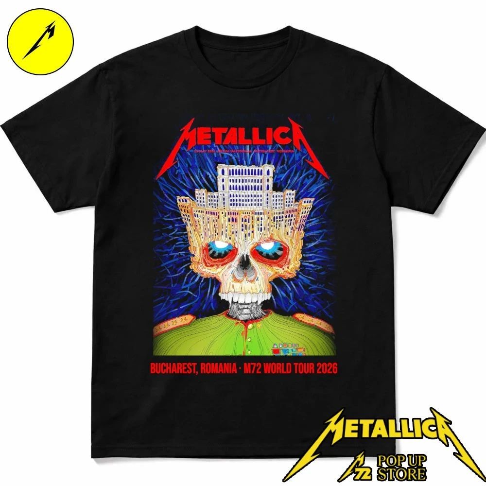 Metallica M72 Bucharest at Arena Națională, Romania Skull Palace by Matei Apostolescu Shirt