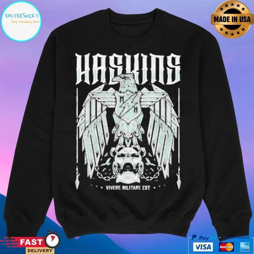 Haskins Eagle Vivere Militare Est T-shirts
