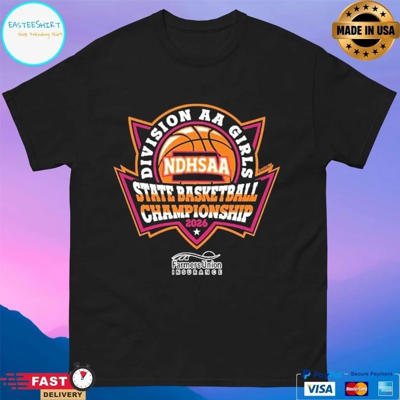 NDHSAA Division AA Girls State Basketball Championship 2026 T-shirts