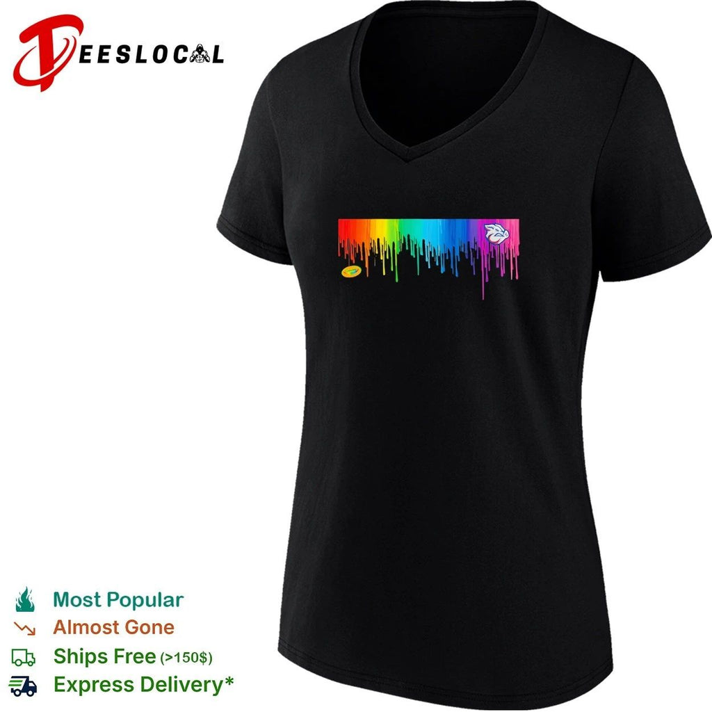 Crayola Paint Drip Lehigh Valley IronPigs T-shirt