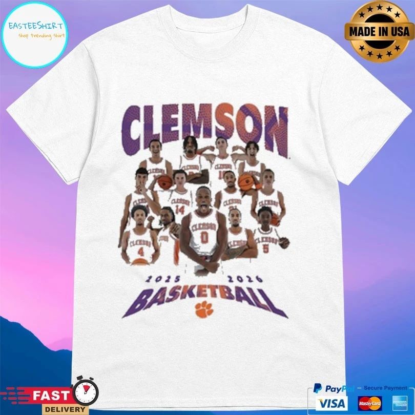Clemson Tigers Men’s Basketball 2025-2026 T-shirts