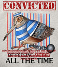 Woodcock convicted of feeling weird all the time shirt