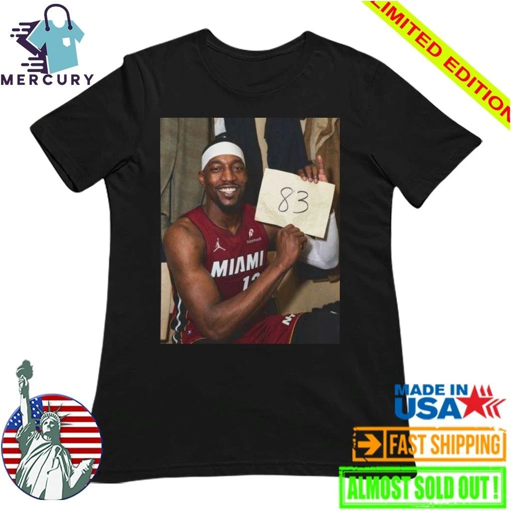 Bam Adebayo 83 Point Game Portrait Shirt