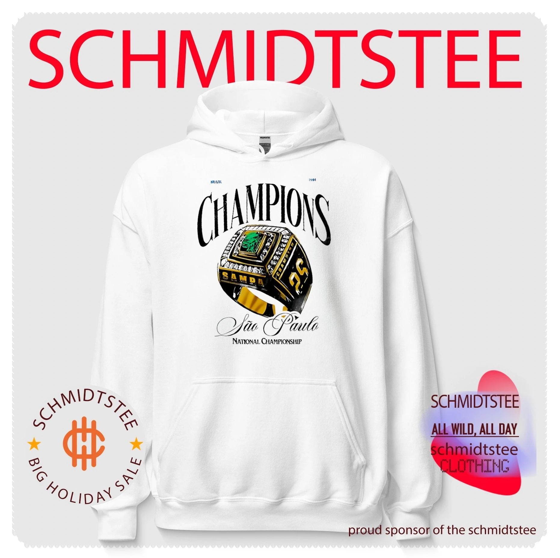 Sao Paulo 1994 National Championship ring shirt