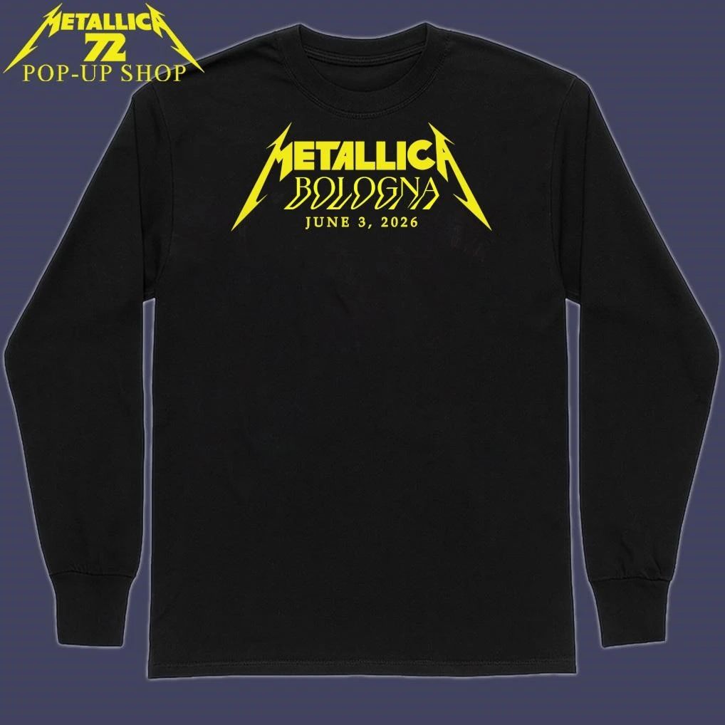Metallica M72 Bologna June 3, 2026 Italy T-Shirt
