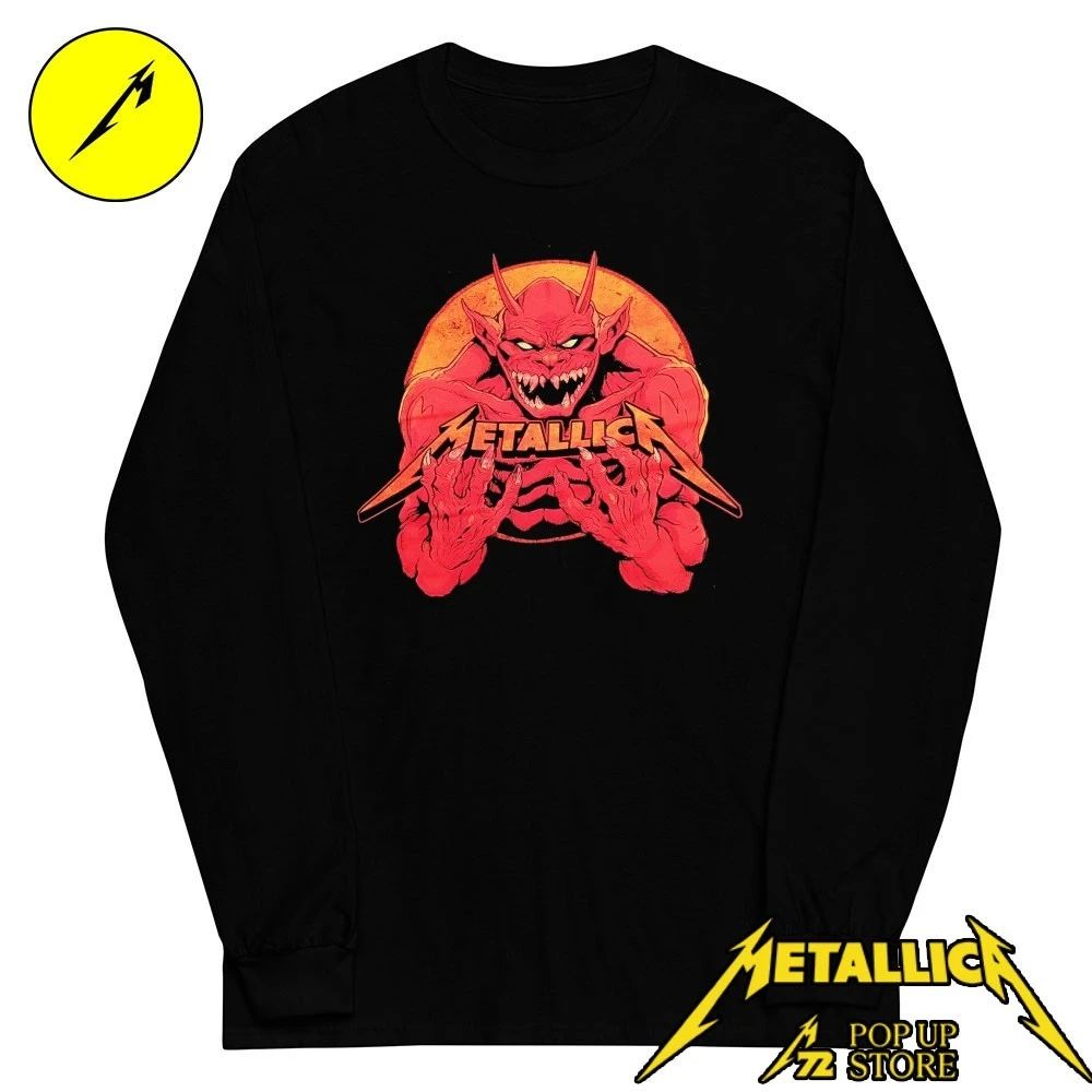 Metallica Pop-Up Shop M72 European World Tour 2026 Jump in the Fire Shirt