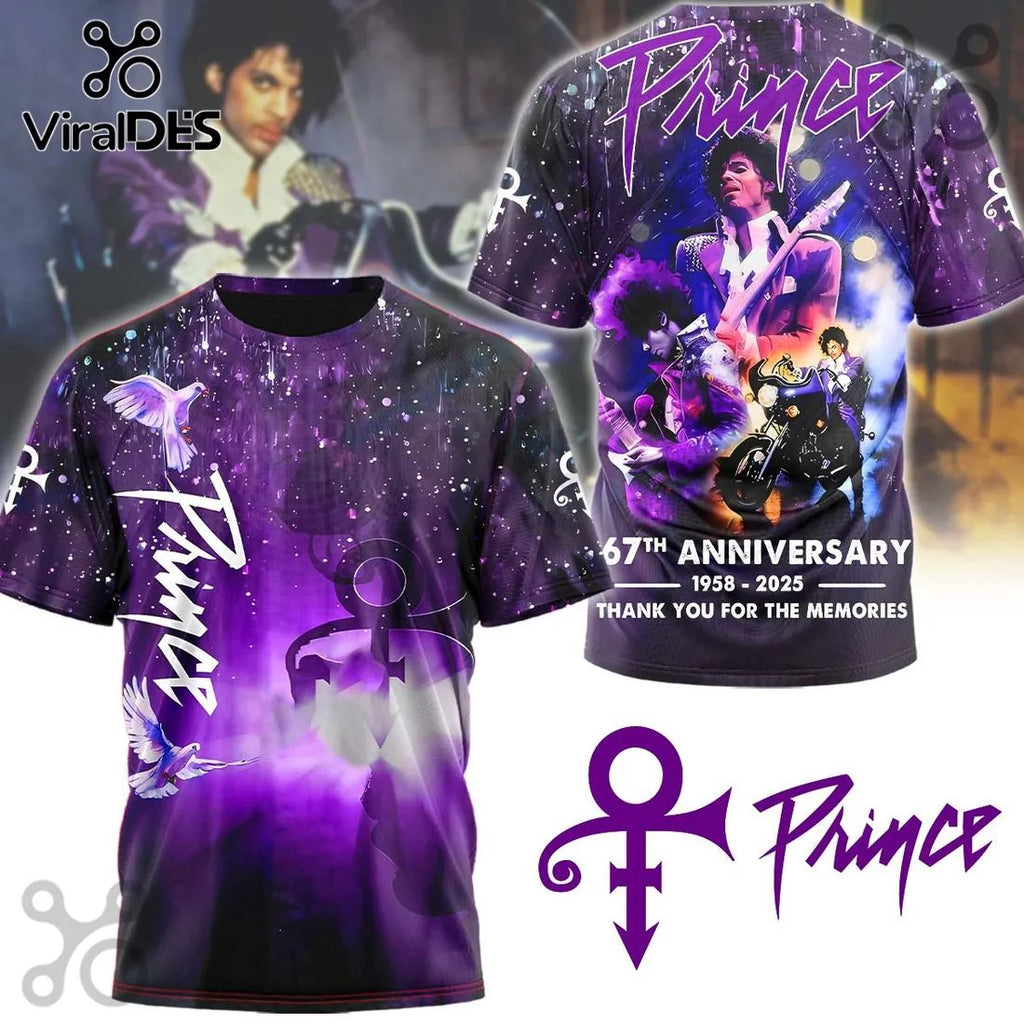 Prince 67th Anniversary Purple Pullover Hoodie