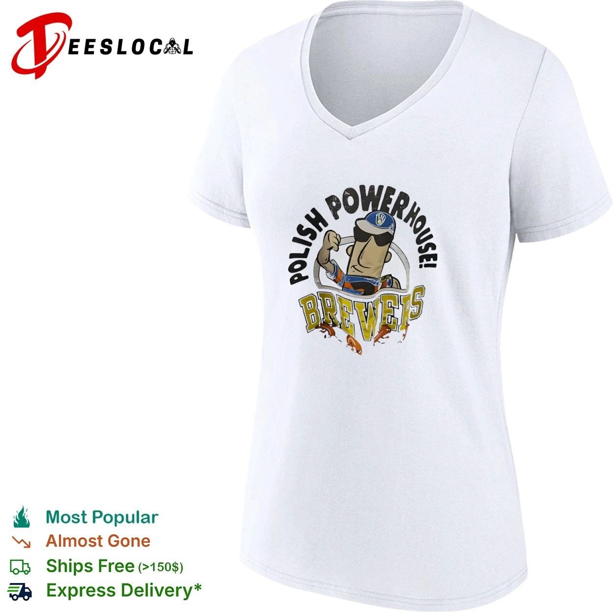 Polish Powerhouse Milwaukee Brewers MLB T-shirt