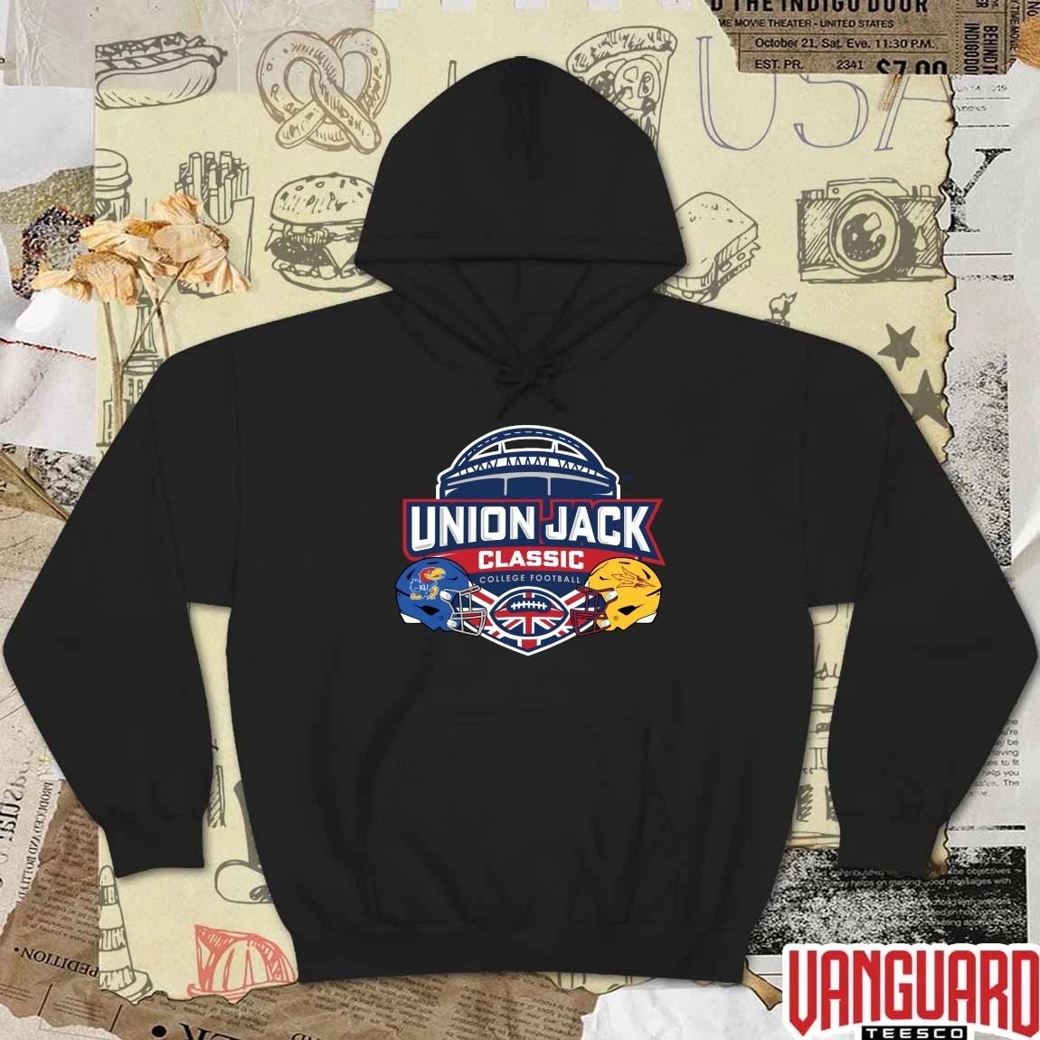 Union Jack Classic Arizona State Sun Devils vs. Kansas Jayhawks September 19, 2026 London, UK t-shirt