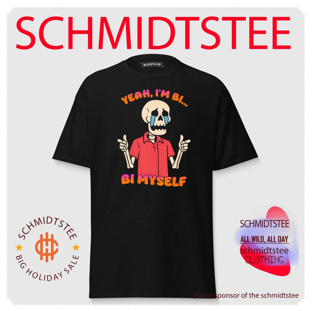 Yeah I’m Bi Bi Myself Skeleton bisexual shirt