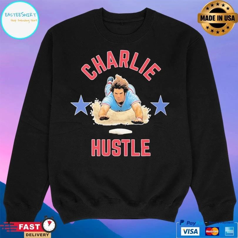 Philadelphia Phillies Charlie Hustle Pete Rose Baseball T-shirts