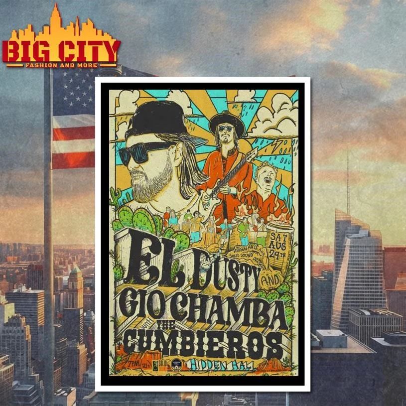 LIMITED EL DUSTY And Gio Chamba In Seattle WA On Aug 29 Poster Shirt