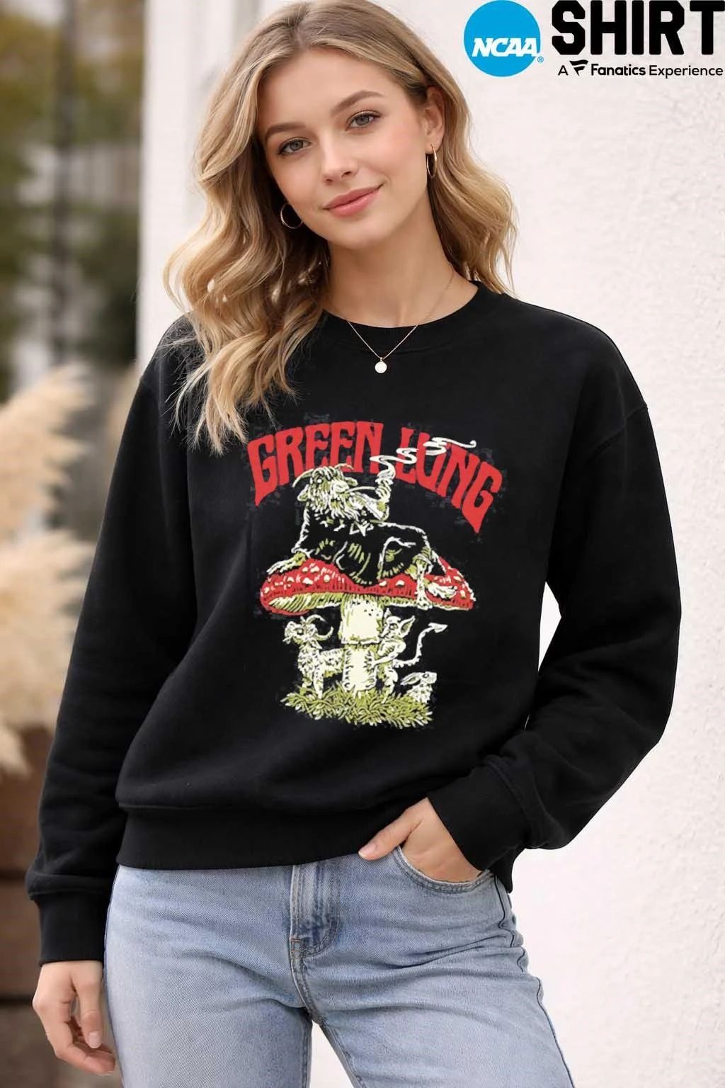 Green Lung Band Old English Black Magic Shirt