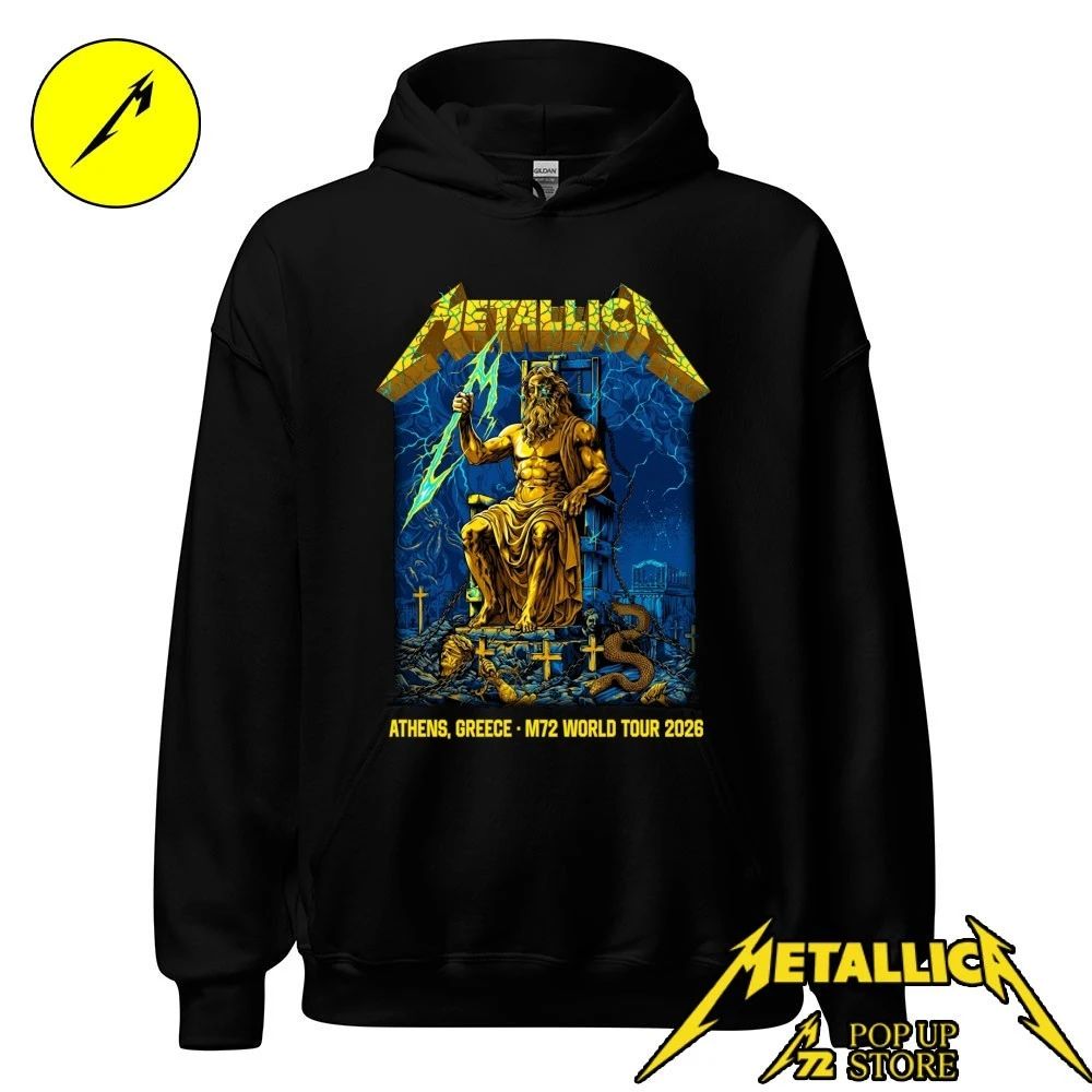 Metallica M72 Athens Pop-Up Shop Greece At Olympic Stadium May 9, 2026 M72 World Tour 2026 by Revolverdart Shirt