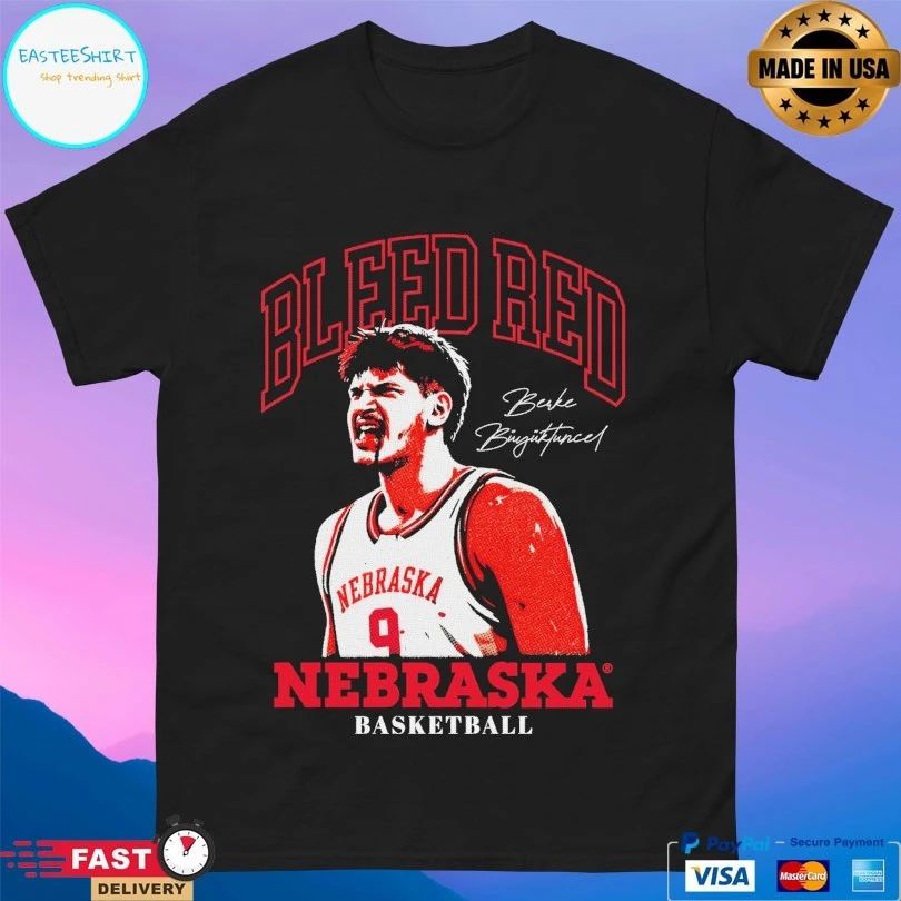 Berke Buyuktuncel Nebraska Cornhuskers Bleed Red 2026 T-shirt