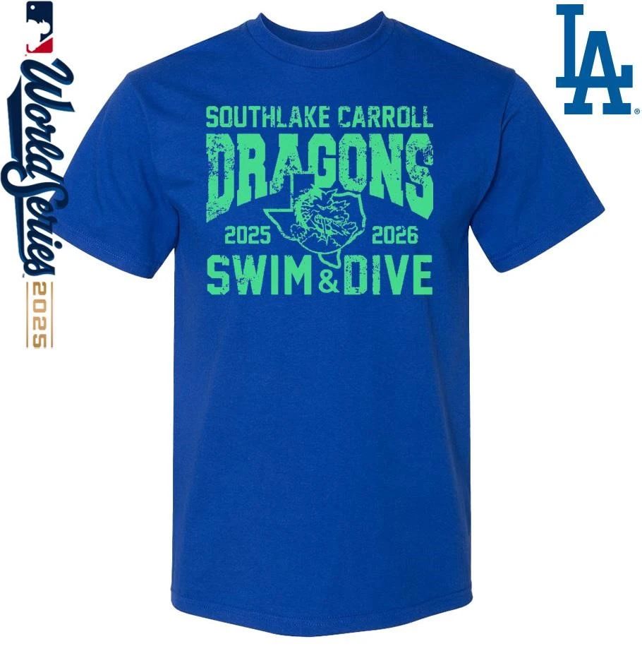 Southlake Carroll Dragon Swim Dive 2025-2026 T-Shirt