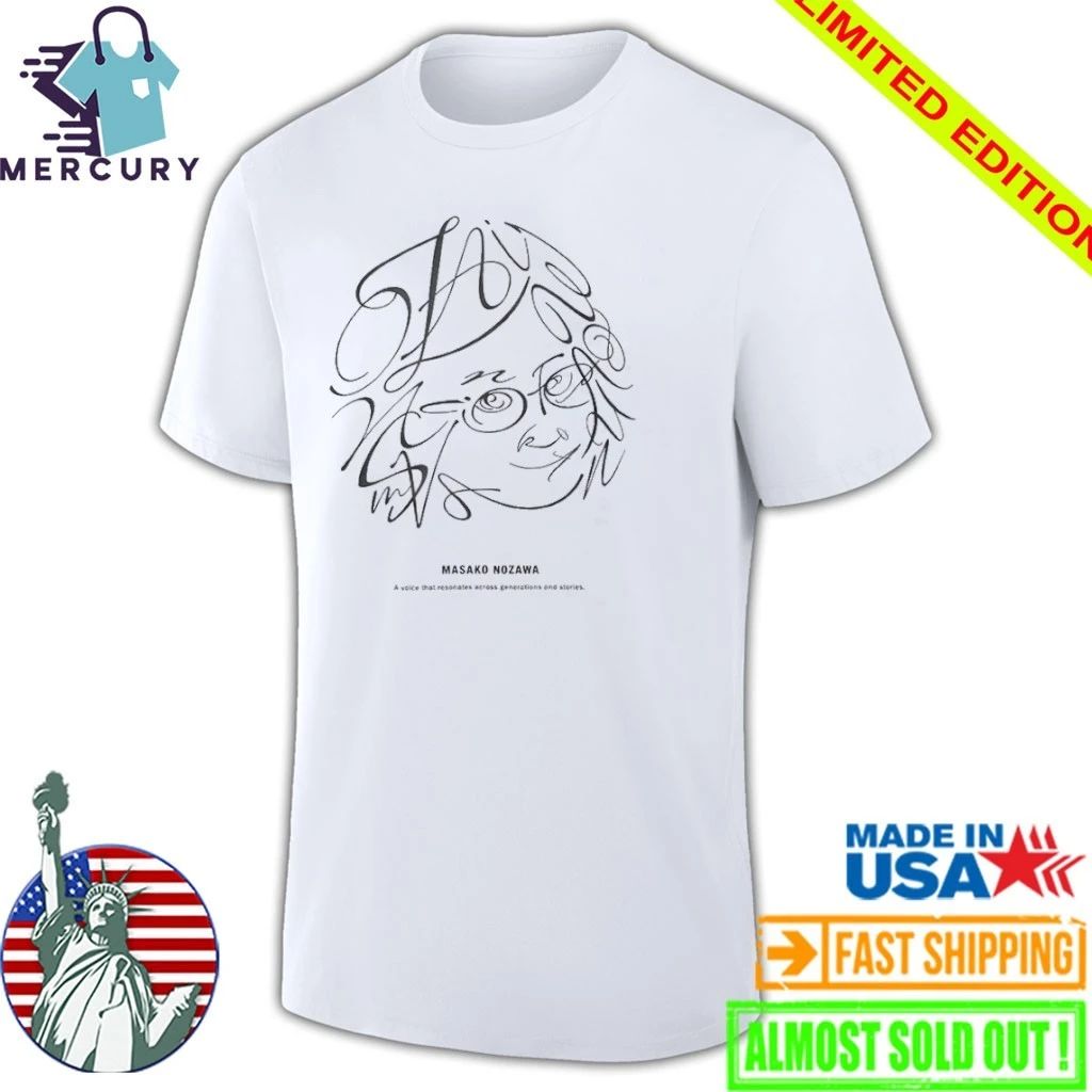 Masako Nozawa A voice that resonates across generations and stories shirt