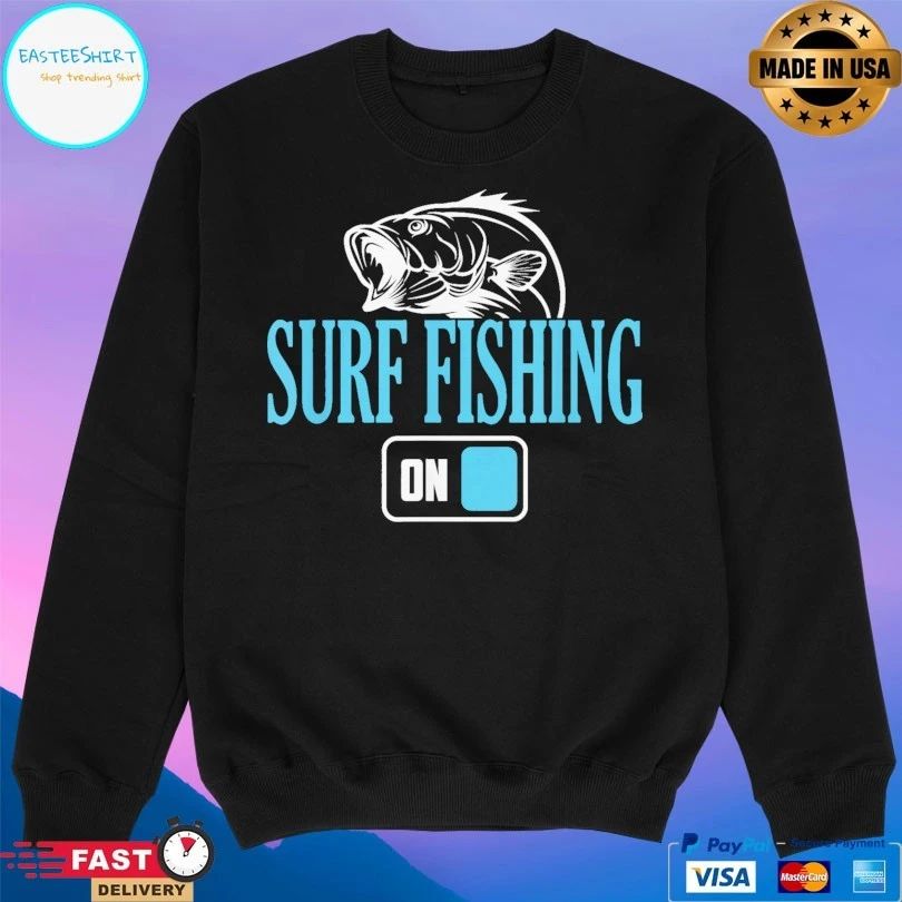 Surf Fisherman On T-shirt