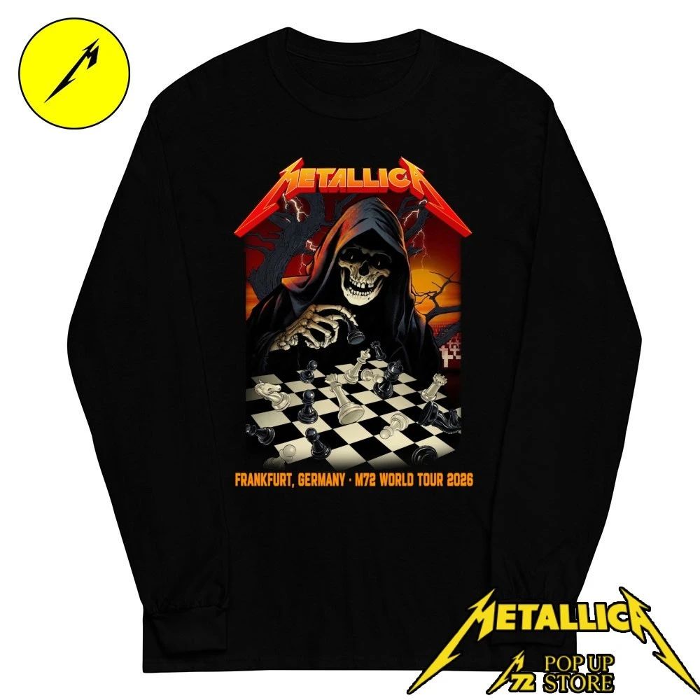 Metallica Frankfurt 2026 Tour-Shirt – Offizielles Design – Deutsche Bank Park
