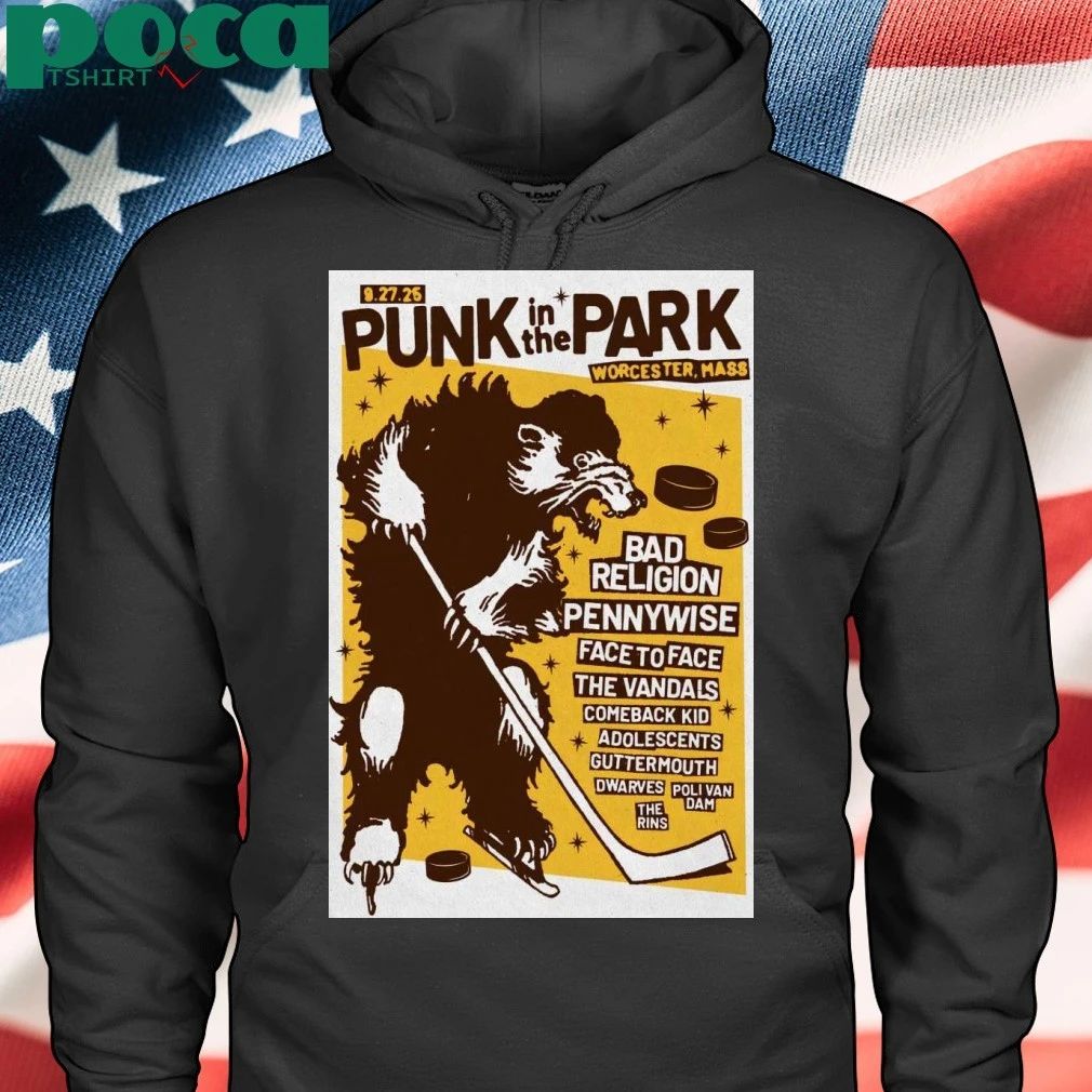 Punk In The Park The Palladium-MA in Worcester Show Sep 27 2025 Poster T-shirt