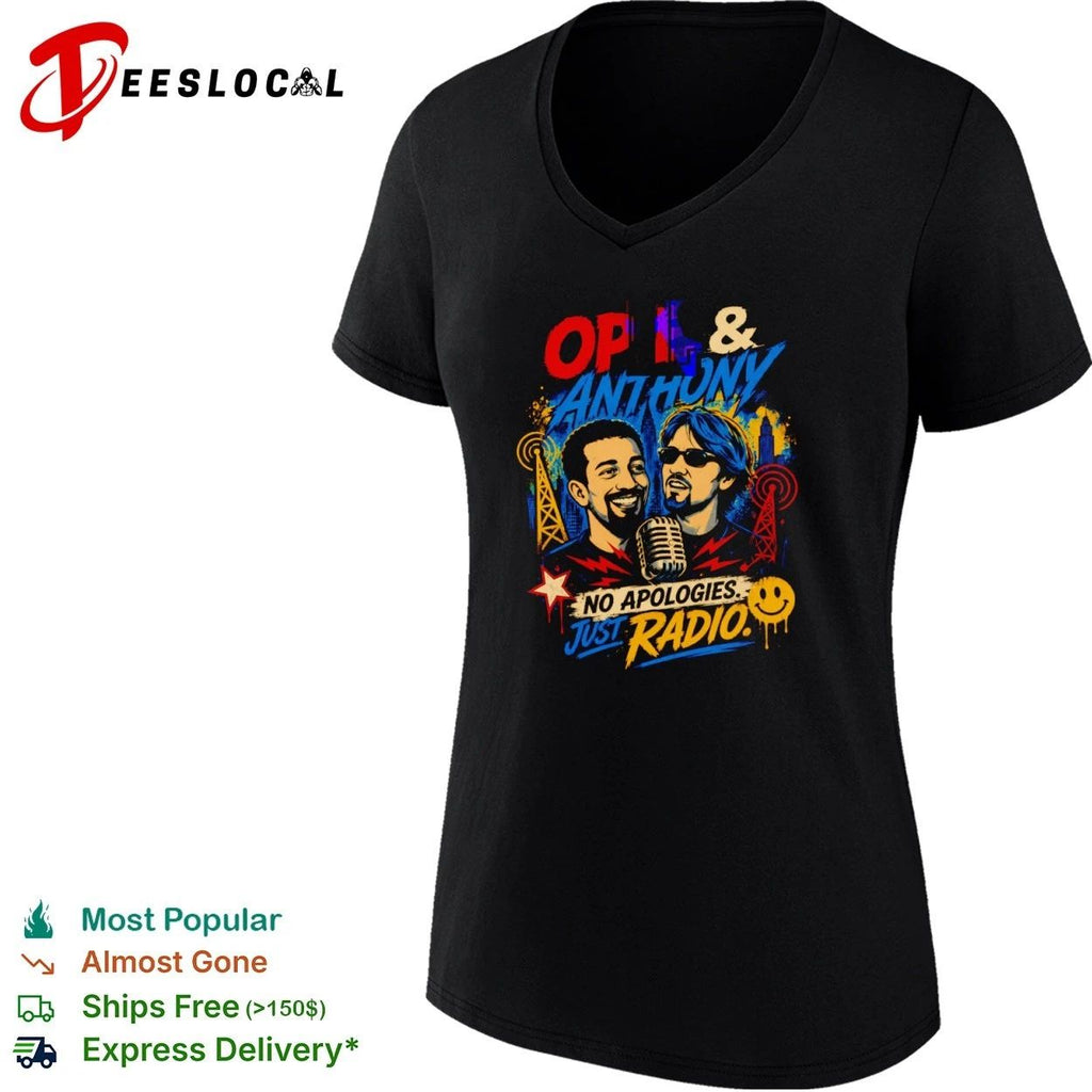 Opie and Anthony No Apologies Just Radio T-shirt
