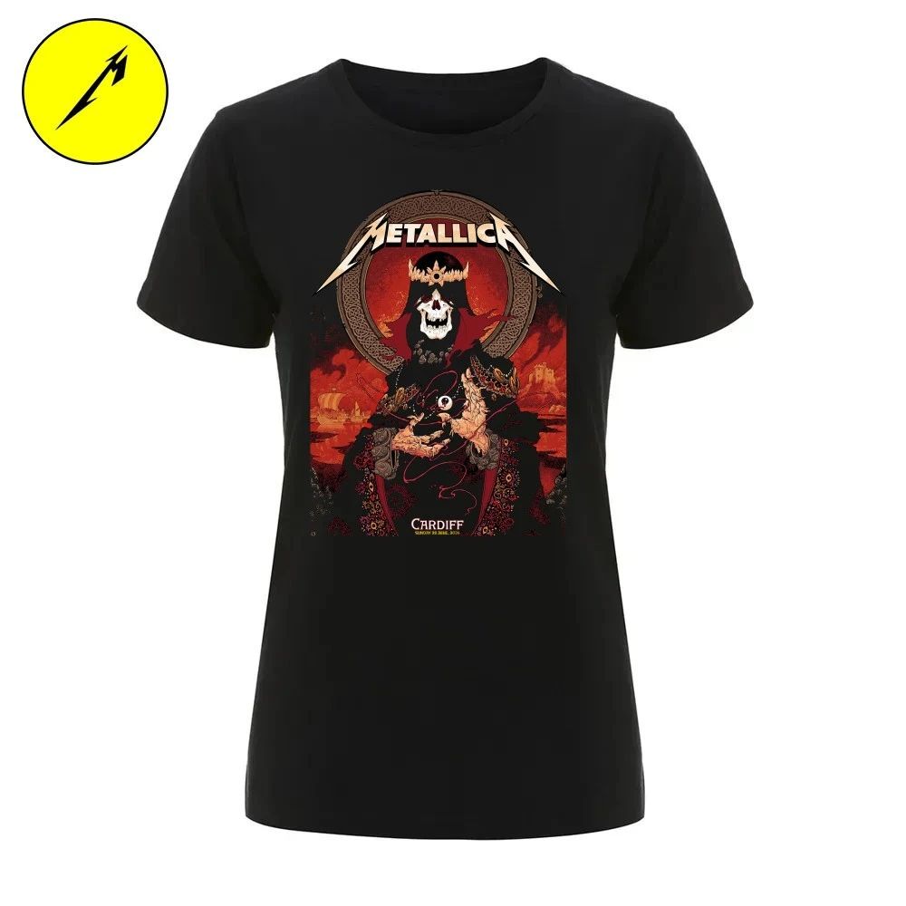 Metallica Cardiff Pop-Up Store T-Shirt – Limited Edition June 28, 2026 Principality Stadium in Cardiff, Wales – By Peter Diamond